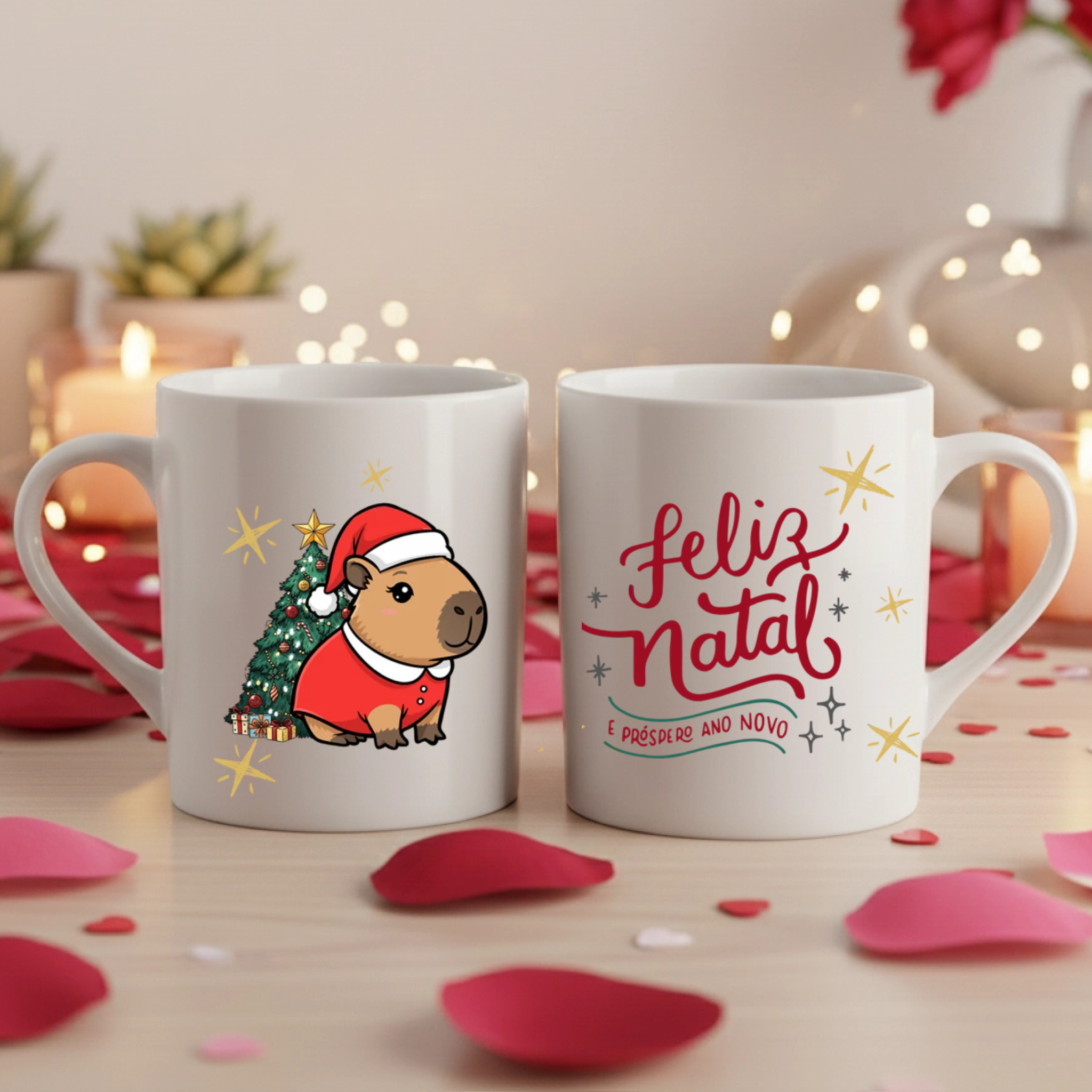 Caneca (Capivara Natalina)