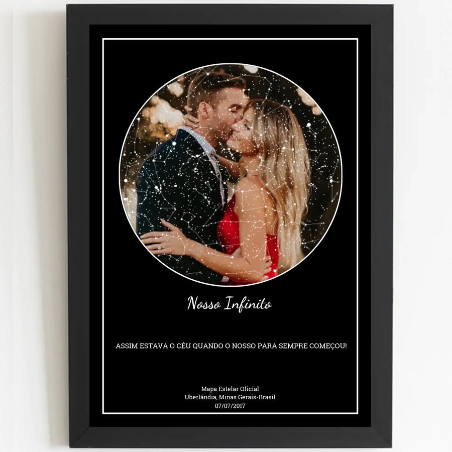 Mapa Estelar Foto no Globo