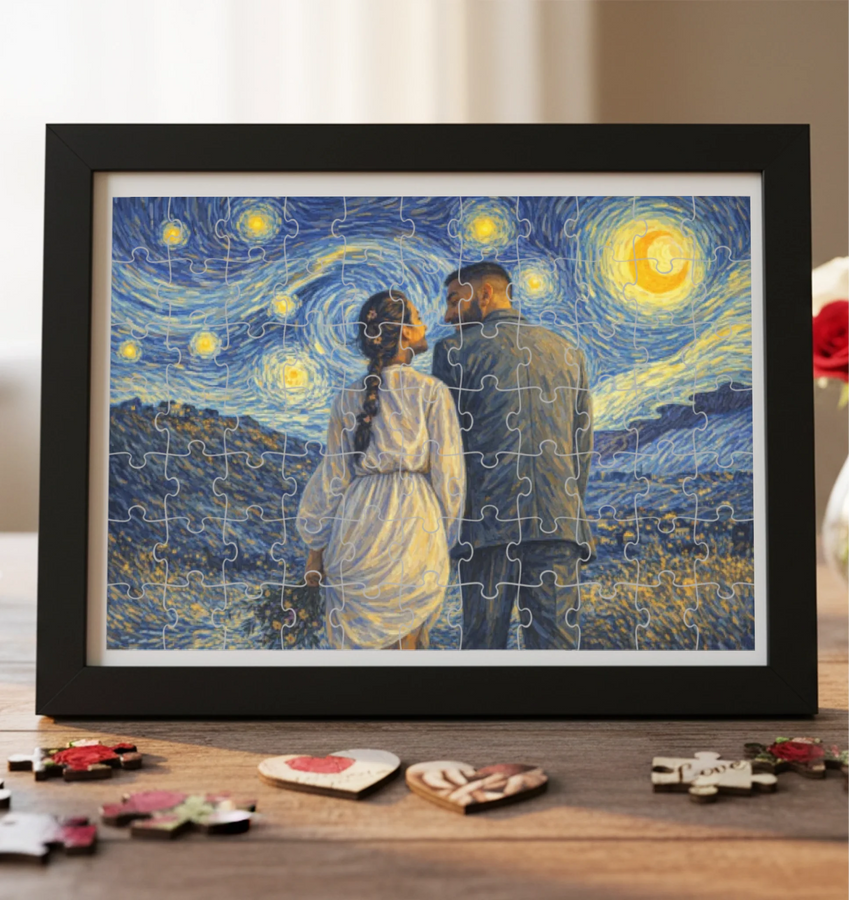 Quebra-Cabeça Personalizado (Vangogh)