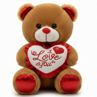Urso de Pelúcia 20cm (I Love you)