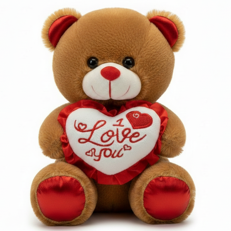 Urso de Pelúcia 20cm (I Love you)