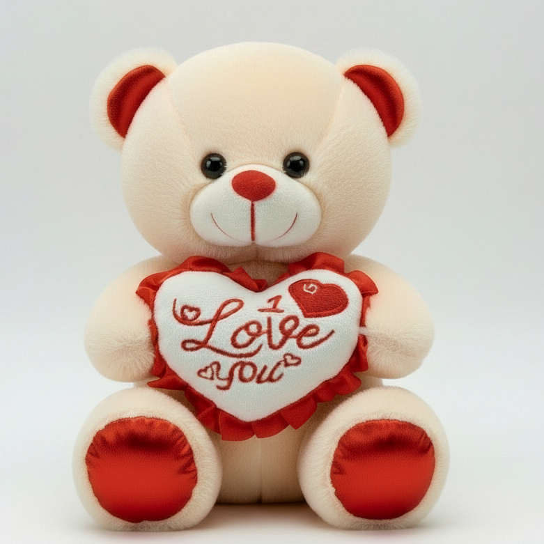 Urso de Pelúcia 20cm (I Love you)